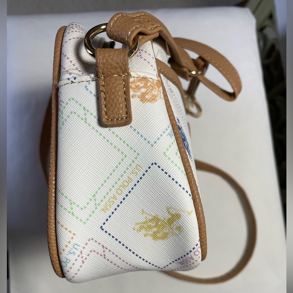 NWOT U.S. POLO ASSN. Shoulder Bag Multi Color - Picture 5 of 10